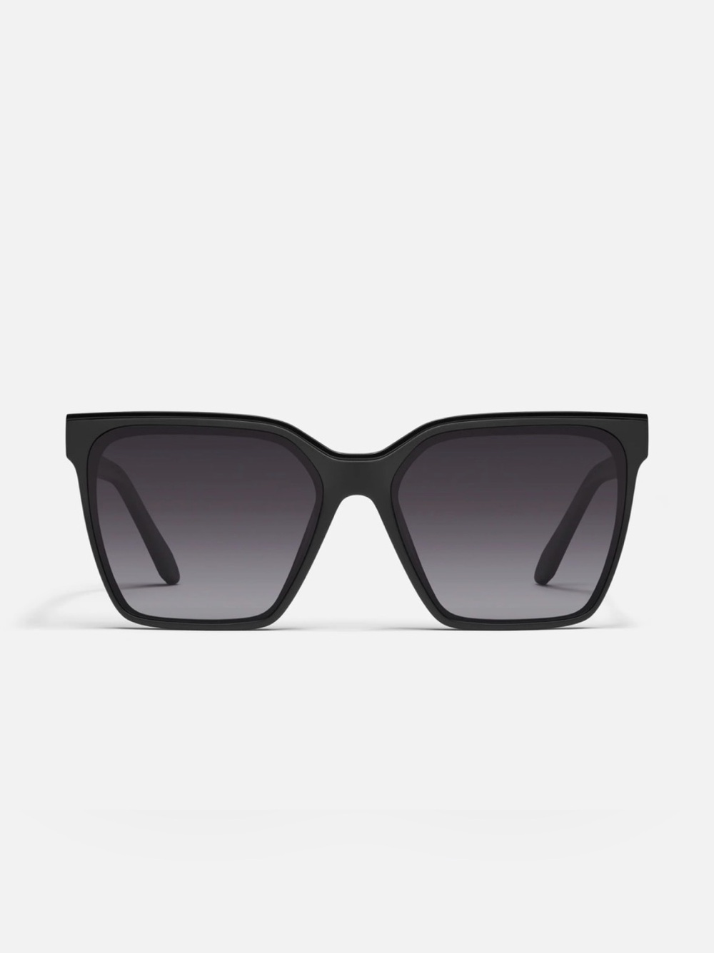 QUAY Level Up Women’s Sunglasses Black Frame Smoke Polarized 60-16 148